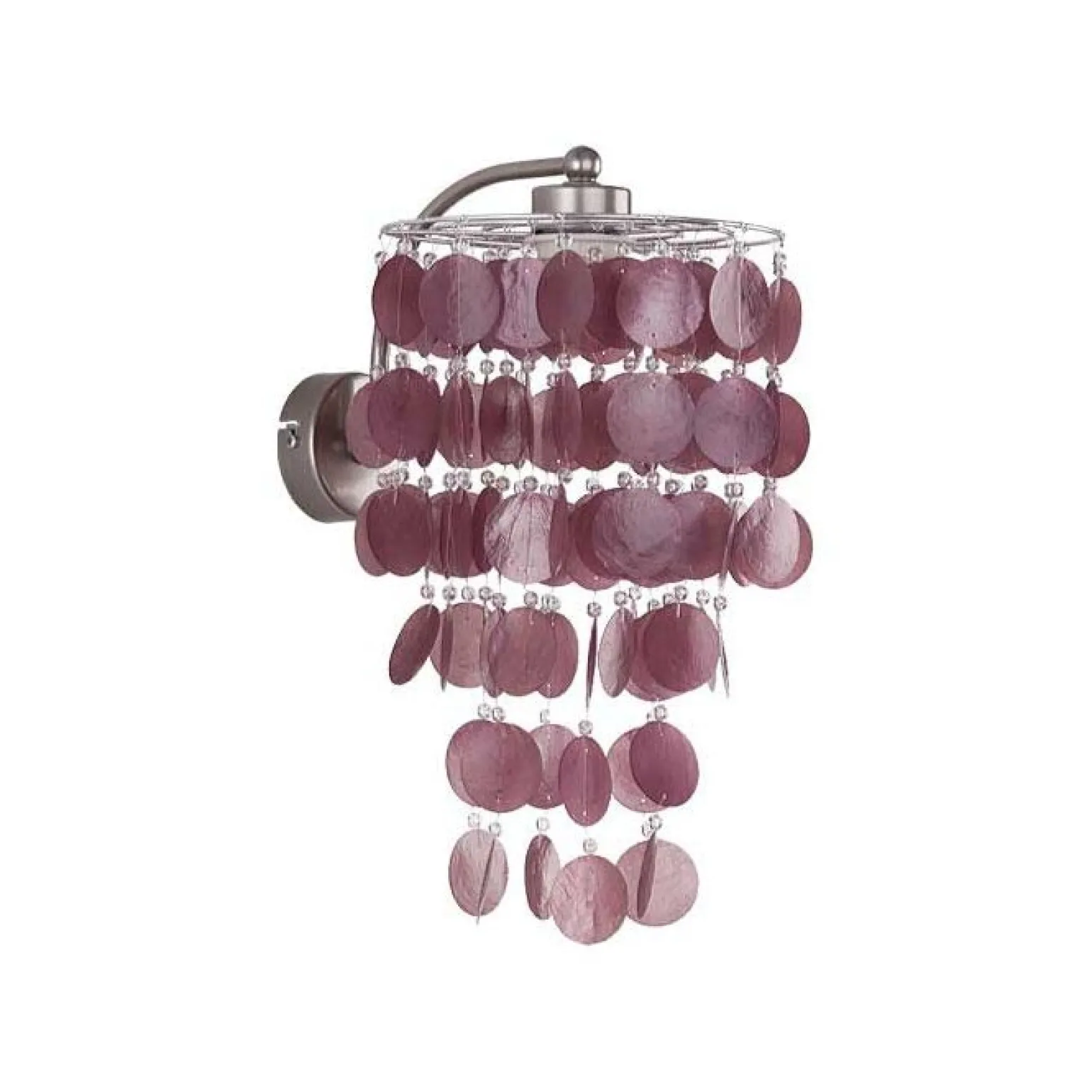 Sklep Kaja Kinkiet z fioletowym kloszem AL 15900 CONCHA | Kaja Oświetlenie