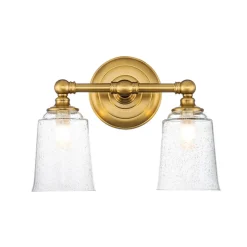 Sklep Kaja Kinkiet z IP44 mosiądz FE-HUGOLAKE2BATH-BB z serii HUGUENOT LAKE