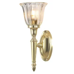 Sklep Kaja Kinkiet z kloszem, kształt kielicha BATH-DRYDEN1-PB z serii DRYDEN