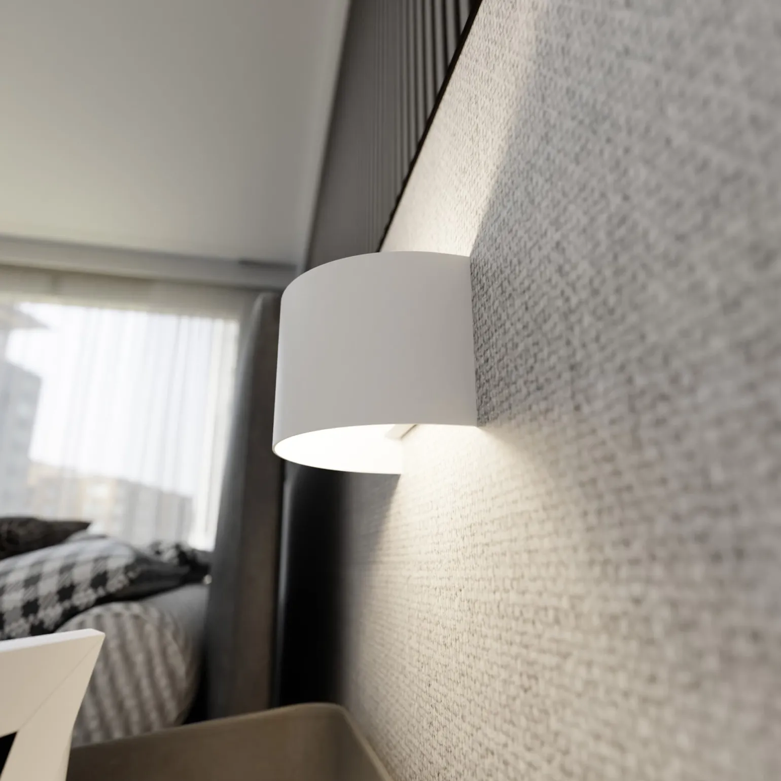 Sklep Kaja Kinkiet z kloszem w kształcie połowy obręczy 950/1 | Kaja Oświetlenie