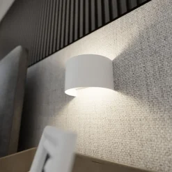 Sklep Kaja Kinkiet z kloszem w kształcie połowy obręczy 950/1 | Kaja Oświetlenie