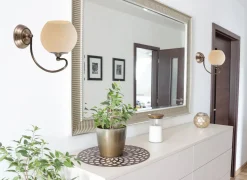 Sklep Kaja Kinkiet z kloszem w stylu retro glamour 21-69344 ORBIT | Kaja