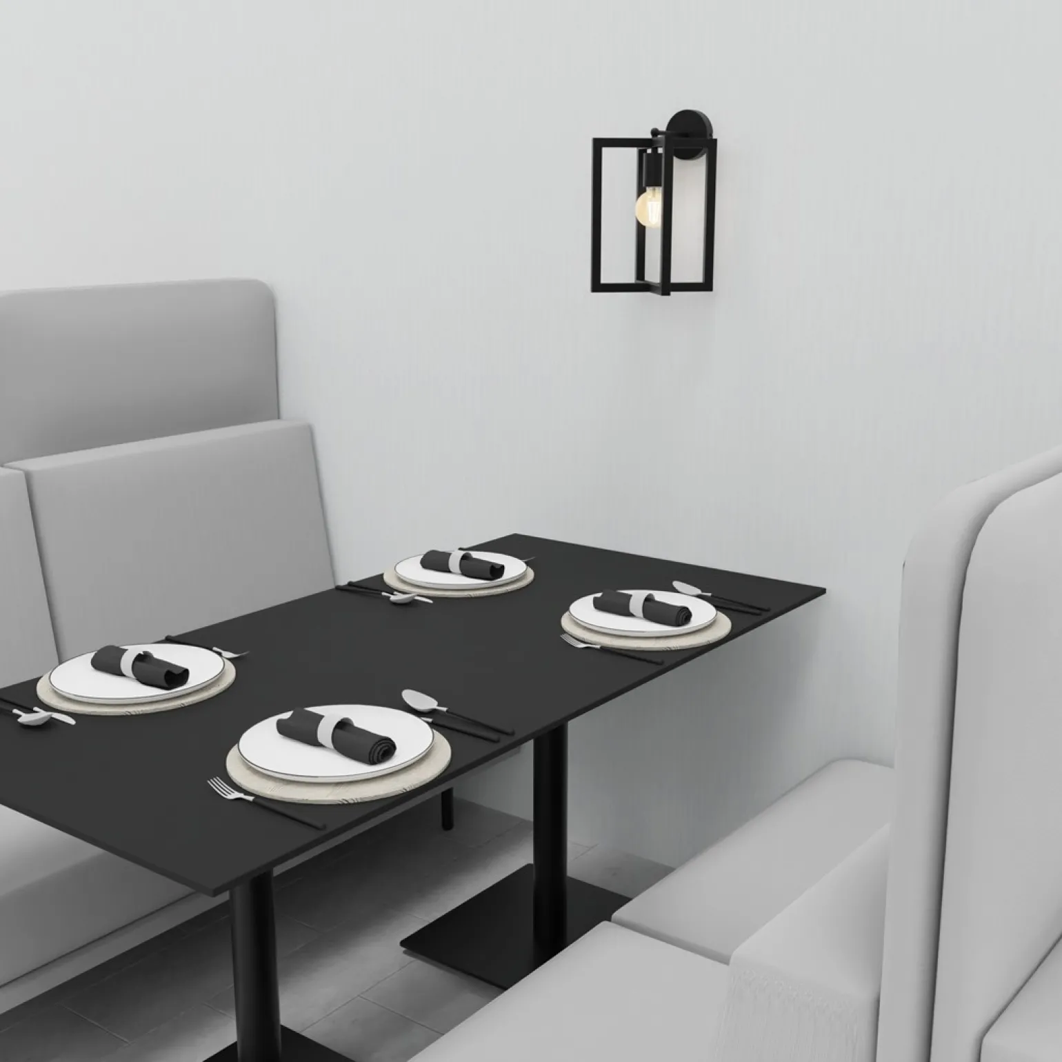 Sklep Kaja Kinkiet z metalową ramką, w stylu loftowym MLP8561 z serii ARNOLD | Kaja Oświetl