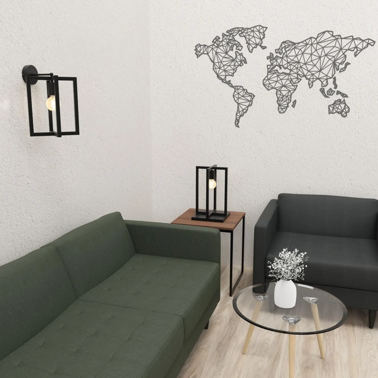 Sklep Kaja Kinkiet z metalową ramką, w stylu loftowym MLP8561 z serii ARNOLD | Kaja Oświetl