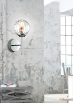 Sklep Kaja Kinkiet z miedzianą oprawką na żarówkę 21-67234 BEST | Kaja