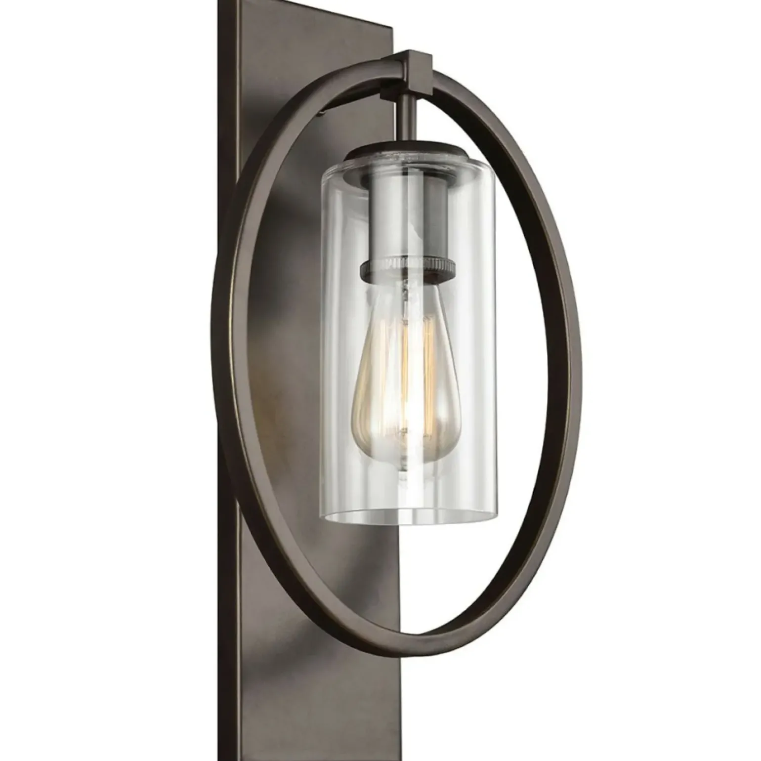 Sklep Kaja Kinkiet z obręczą, antyczny brąz FE-MARLENA1-ANBZ z serii MARLENA