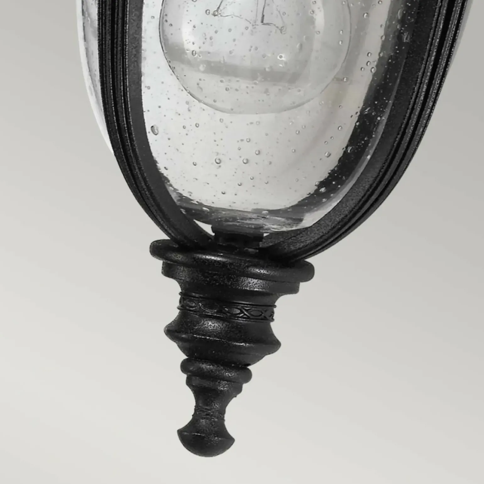 Sklep Kaja Kinkiet z ozdobnym szkłem FE-EB2-S-BLK z serii ENGLISH BRIDLE