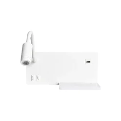 Sklep Kaja Kinkiet z półką i gniazdem USB, do sypialni ML6343 SHELF | Kaja