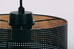 Sklep Kaja Kinkiet ze stylowym abażurem, ze złotym wnętrzem K-5224 z serii ZIMBO