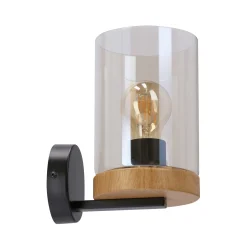 Sklep Kaja Kinkiet ze szklanym kloszem w kształcie tuby 21-21953 z serii WELS | Kaja Oświet