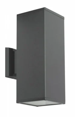 Sklep Kaja Kinkiet zewnętrzny, kolor czarny popiel 8001 DG z serii ADELA | Kaja Oświetlenie