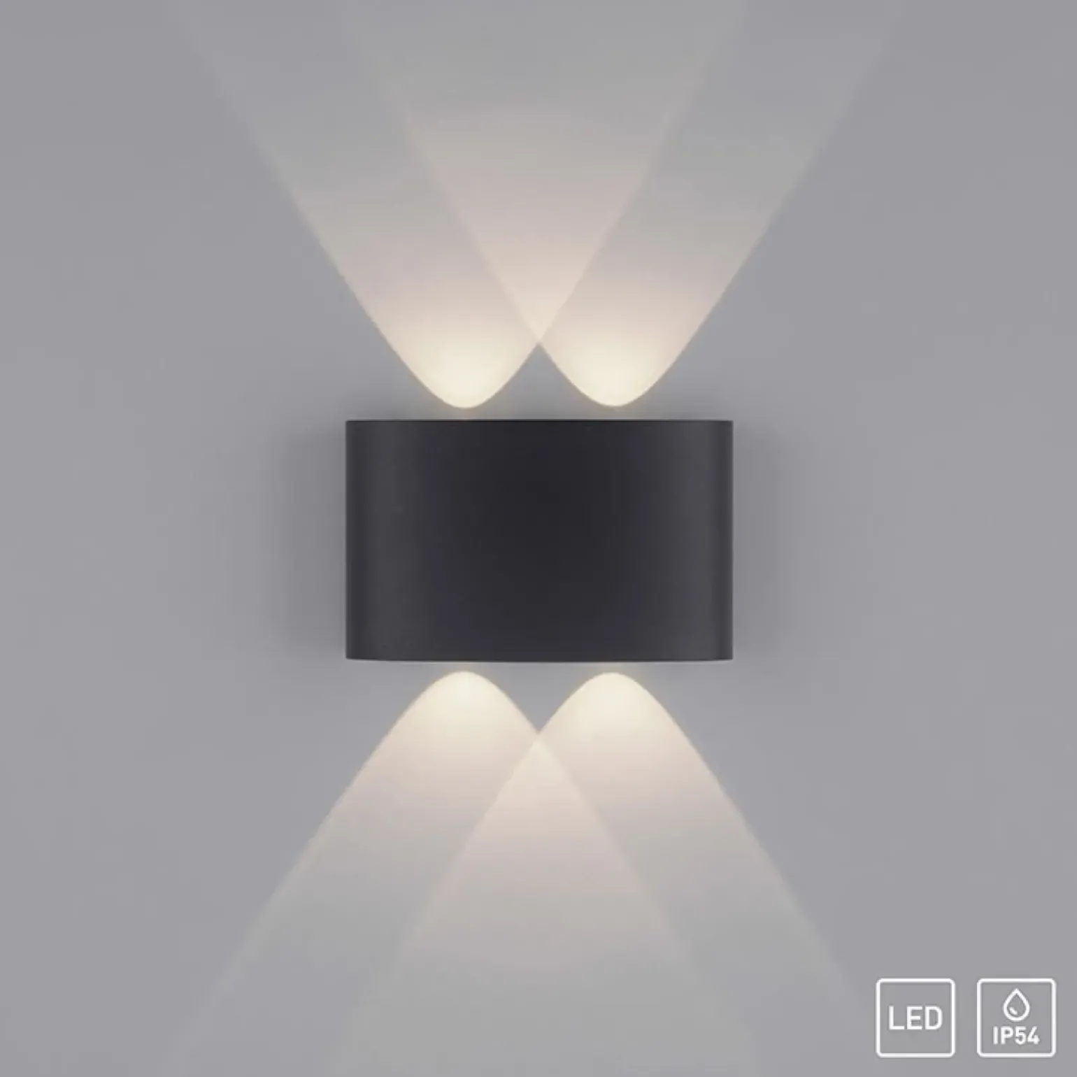 Sklep Kaja Kinkiet zewnętrzny LED w kolorze 9487-13 z serii CARLO | Kaja