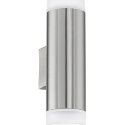 Sklep Kaja Kinkiet zewnętrzny srebrna tuba GU10 92736 RIGA-LED | Kaja Oświetlenie