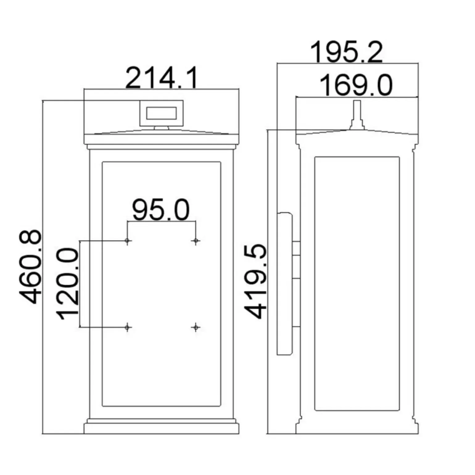 Sklep Kaja Kinkiet zewnętrzny w kolorze czerni FE-ROSCOE-L z serii ROSCOE