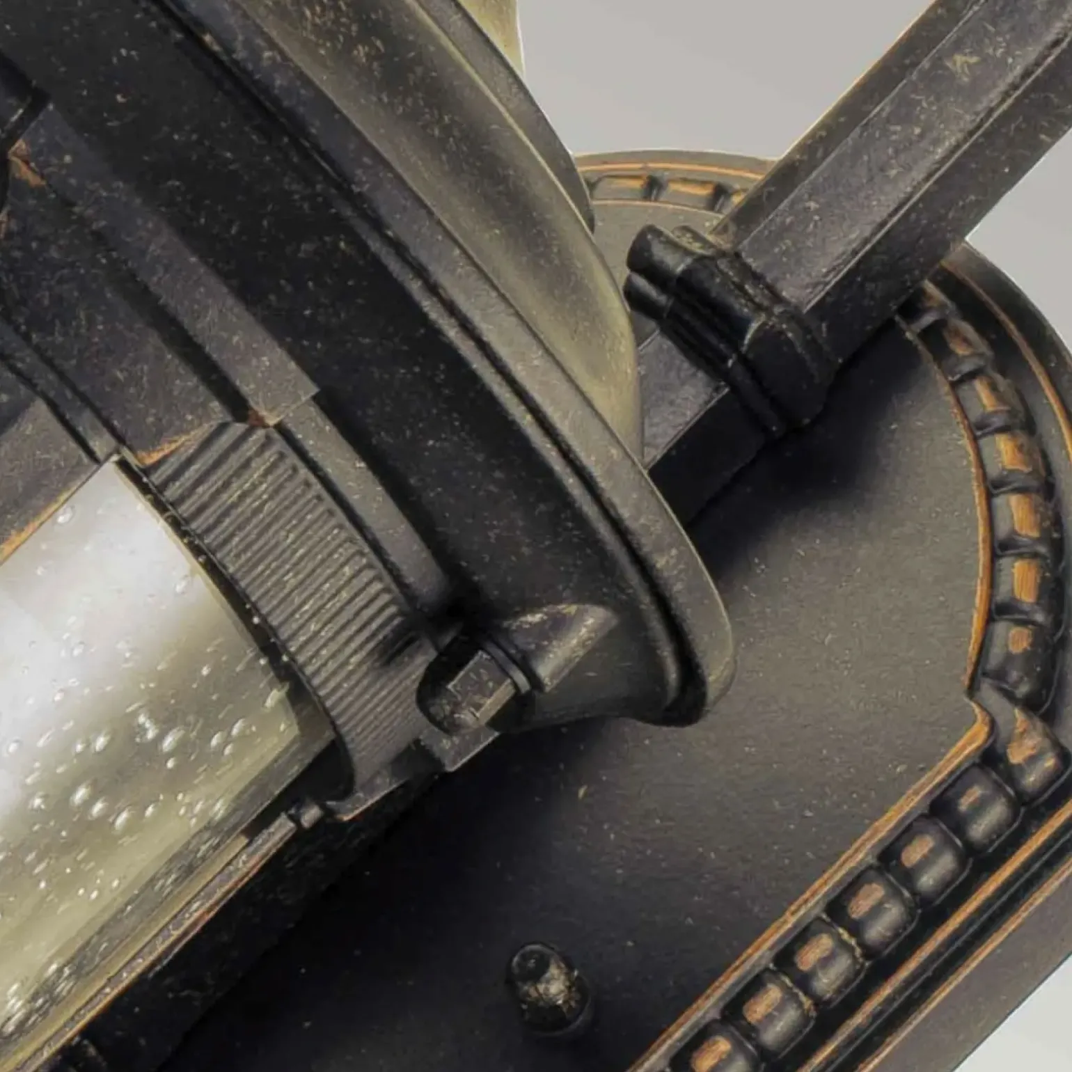 Sklep Kaja Kinkiet zewnętrzny z dekoracyjnym szkłem CL2-S z serii CLEVELAND