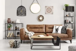 Sklep Kaja Klasyczna, biała lampa podłogowa z abażurem 574/1 TRAPO | Kaja