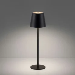 Sklep Kaja Klasyczna, czarna lampka stołowa LED 19250-18 EURIA | Kaja Oświetlenie