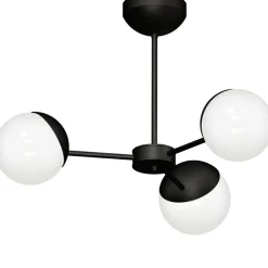 Cheap Klasyczna, czarno-biała lampa wisząca z kloszami MLP8865 z serii SFERA | Kaja Oś Żyrandole Nowoczesne