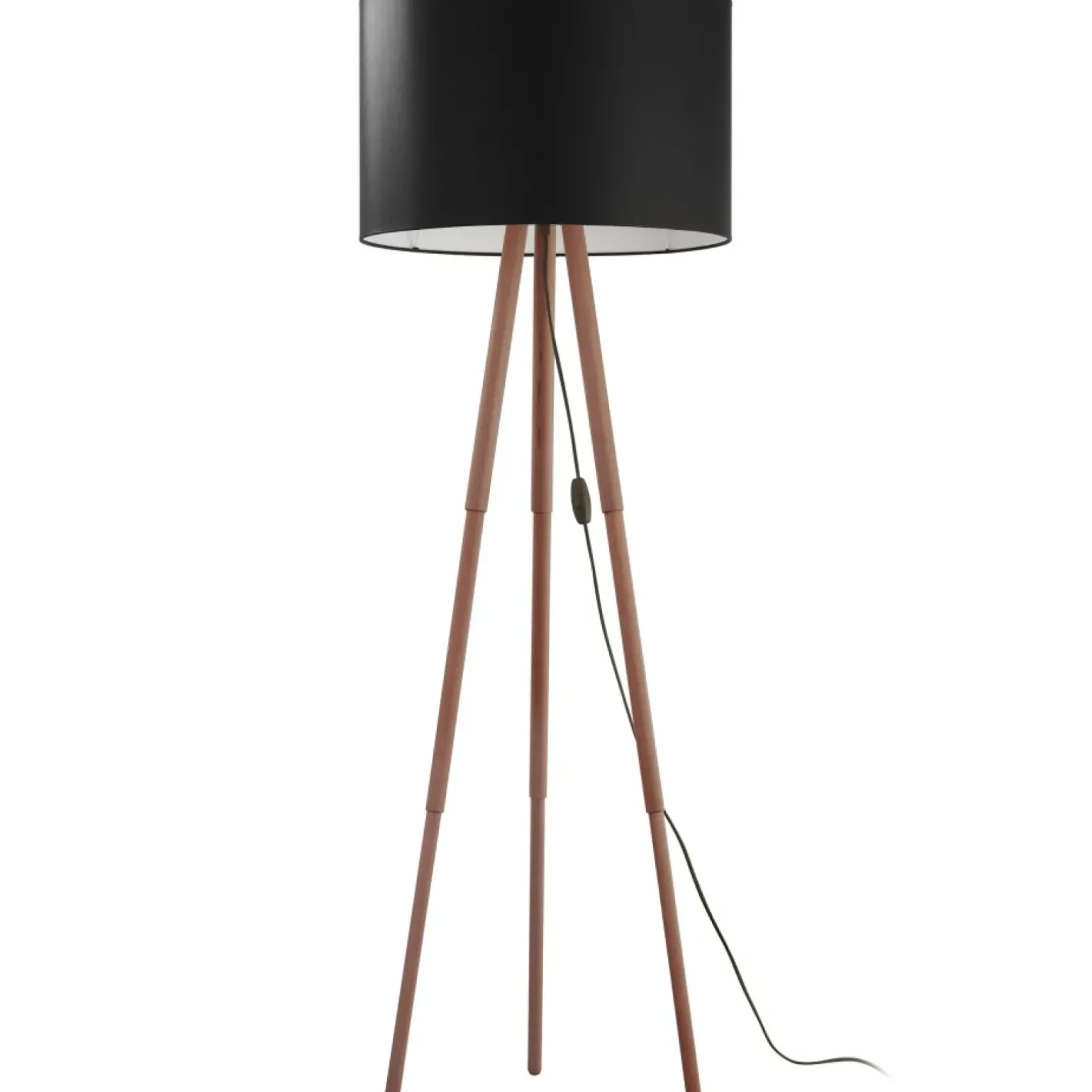 Sklep Kaja Klasyczna lampa stojąca drewniany trójnóg TK 5286 TOKYO | Kaja