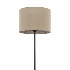 Sklep Kaja Klasyczna lampa stojąca z jutowym abażurem TK 16012 EARTH | Kaja