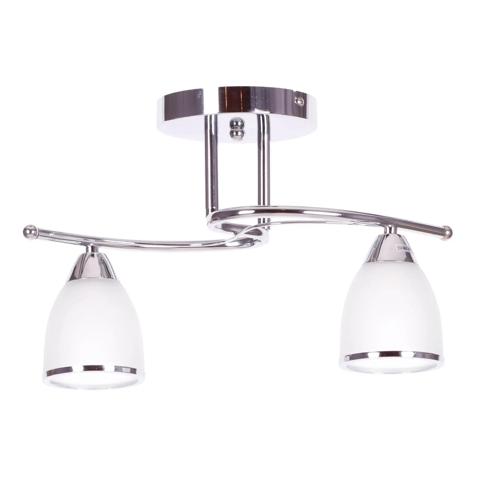 Sklep Kaja Klasyczna lampa sufitowa K-JSL-8090/2 CHR SAMIRA | Kaja Oświetlenie