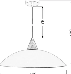 Sklep Kaja Klasyczna lampa wisząca do kuchni boho31-63557 OTRIKS | Kaja