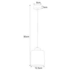Outlet Klasyczna lampa wisząca, jeden punkt świetlny K-5520 z serii AURELIA Żyrandole Nowoczesne
