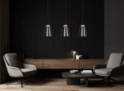 Online Klasyczna lampa wisząca w czarnym kolorze 442/1 | Kaja Oświetlenie Żyrandole Nowoczesne