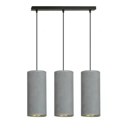 Sklep Kaja Klasyczna lampa wisząca z szarymi abażurami 1060/3 BENTE | Kaja