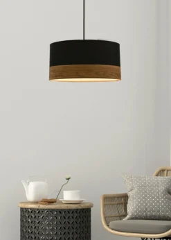 Sklep Kaja Klasyczna lampa wisząca z szerokim abażurem 31-17598 PORTO | Kaja