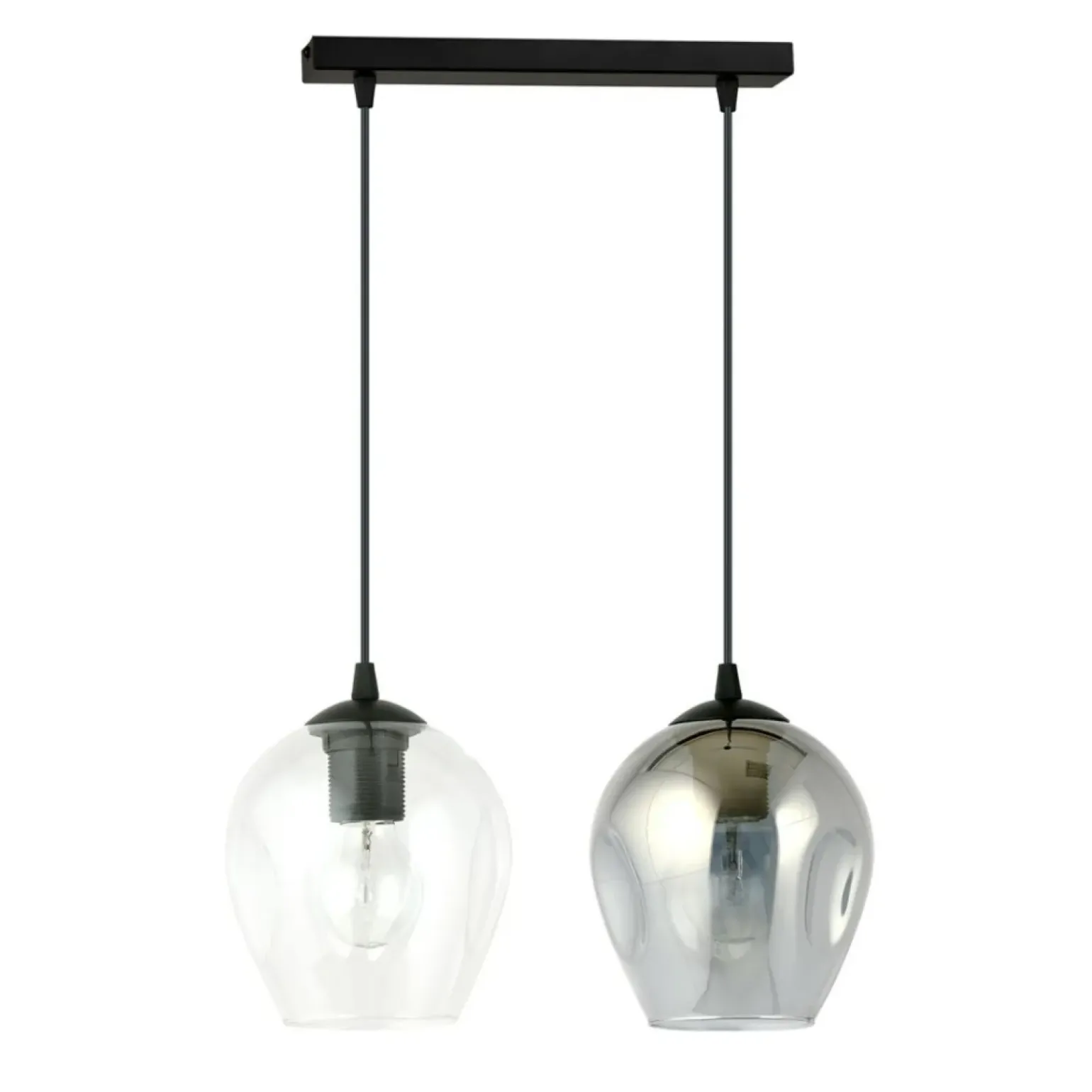 Online Klasyczna lampa wisząca z nieregularnymi kloszami 682/2 ISTAR | Kaja Żyrandole Nowoczesne