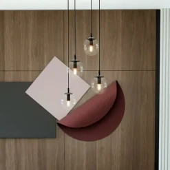 New Klasyczna lampa wisząca z kulistymi kloszami 711/4PREM | Kaja Żyrandole Nowoczesne