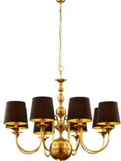 Sklep Kaja Klasyczna lampa wisząca z czarnymi abażurami JUP 1952 z serii BATUMI