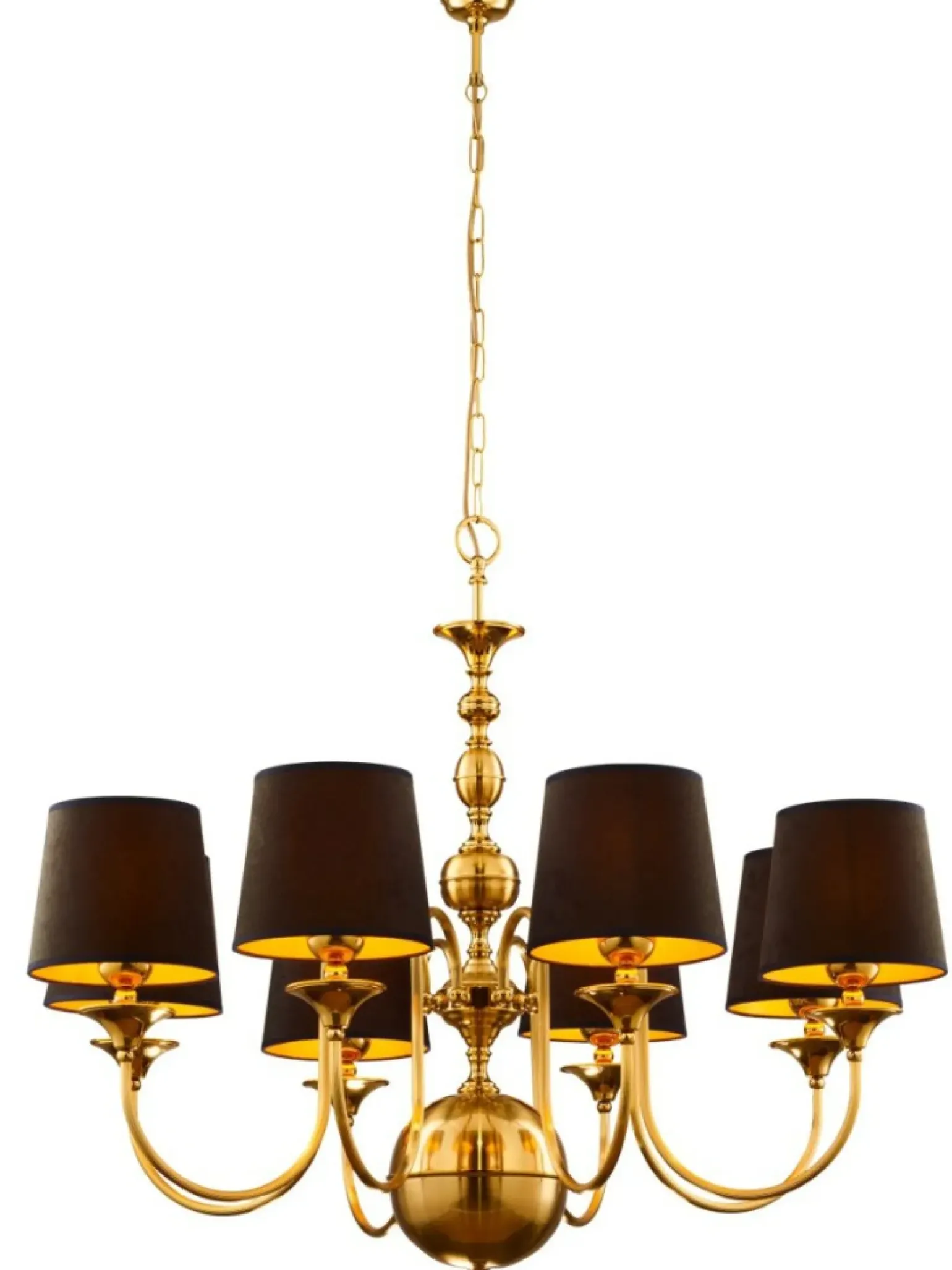 Sklep Kaja Klasyczna lampa wisząca z czarnymi abażurami JUP 1952 z serii BATUMI