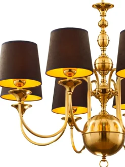 Sklep Kaja Klasyczna lampa wisząca z czarnymi abażurami JUP 1952 z serii BATUMI