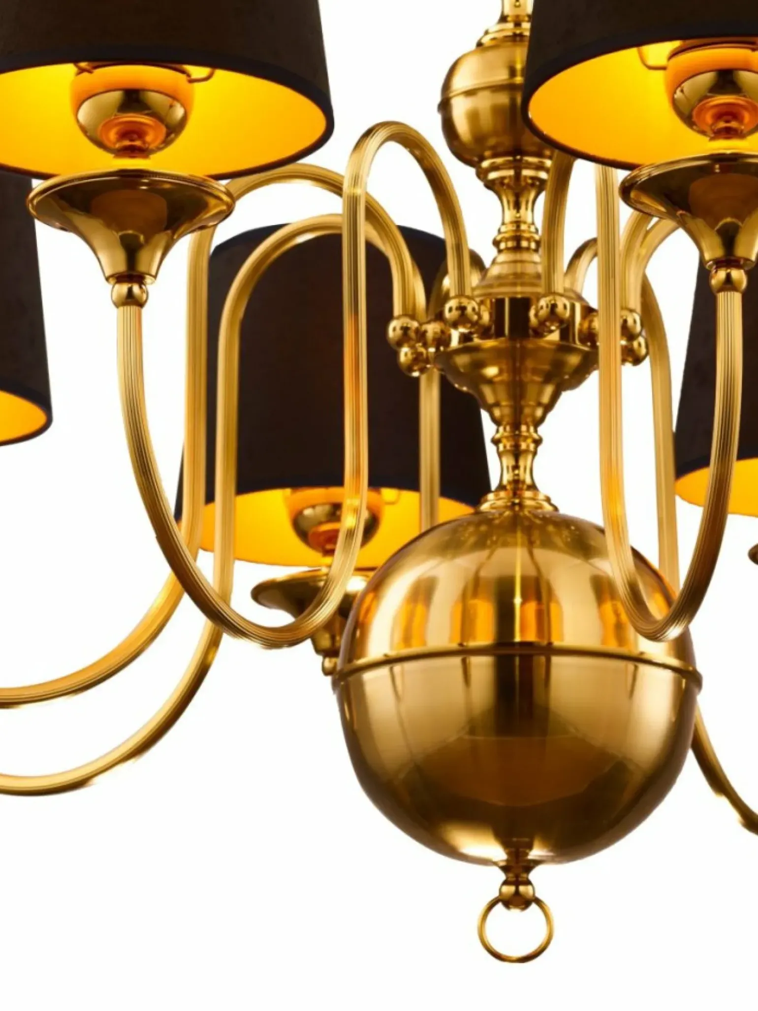 Sklep Kaja Klasyczna lampa wisząca z czarnymi abażurami JUP 1952 z serii BATUMI