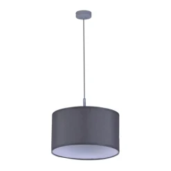 Outlet Klasyczna lampa wisząca z abażurem K-4340 SIMONE GRAY | Kaja Żyrandole Nowoczesne