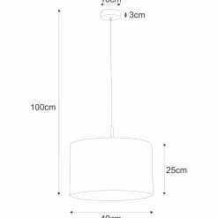 Outlet Klasyczna lampa wisząca z abażurem K-4340 SIMONE GRAY | Kaja Żyrandole Nowoczesne