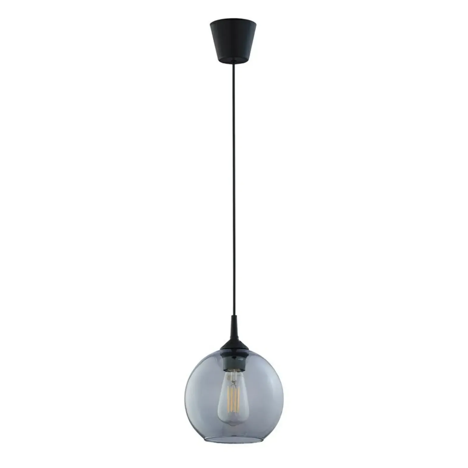 Store Klasyczna lampa wisząca z okrągłym kloszem TK 6081 z serii CUBUS Żyrandole Nowoczesne
