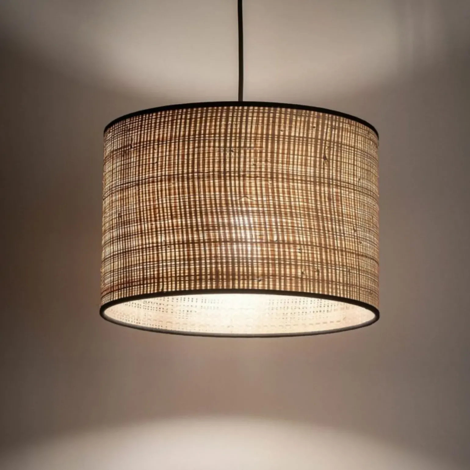 Online Klasyczna lampa wisząca ze słomkowym abażurem TK 4730 z serii LIBERIA Żyrandole Nowoczesne