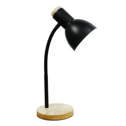 Sklep Kaja Klasyczna lampka z czarnym kloszem ZM SM-W02-BL BIURKOWA | Kaja