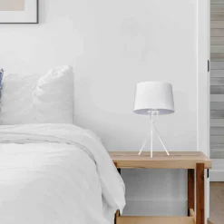 Sklep Kaja Klasyczna, mała lampka do salonu K-4362 REMI WHITE | Kaja Oświetlenie