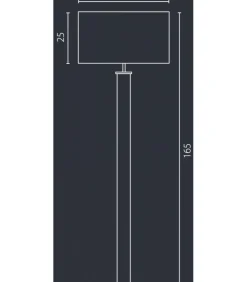 Sklep Kaja Klasyczna, srebrna lampa podłogowa z abażurem 67549 NODO | Kaja