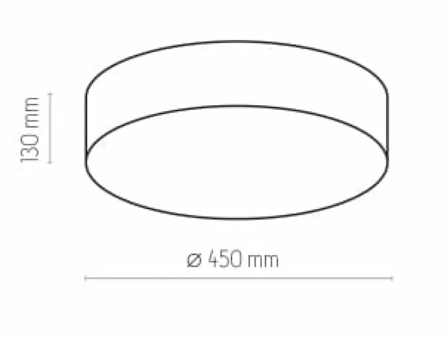 Best Sale Klasyczna, szara lampa sufitowa ⌀45cm TK 1087 RONDO | Kaja Oświetlenie Żyrandole Nowoczesne