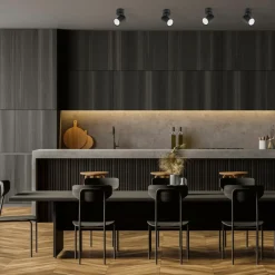 Flash Sale Klasyczny, czarny, regulowany reflektor LP-731/1W BK SNOW | Kaja Żyrandole Nowoczesne