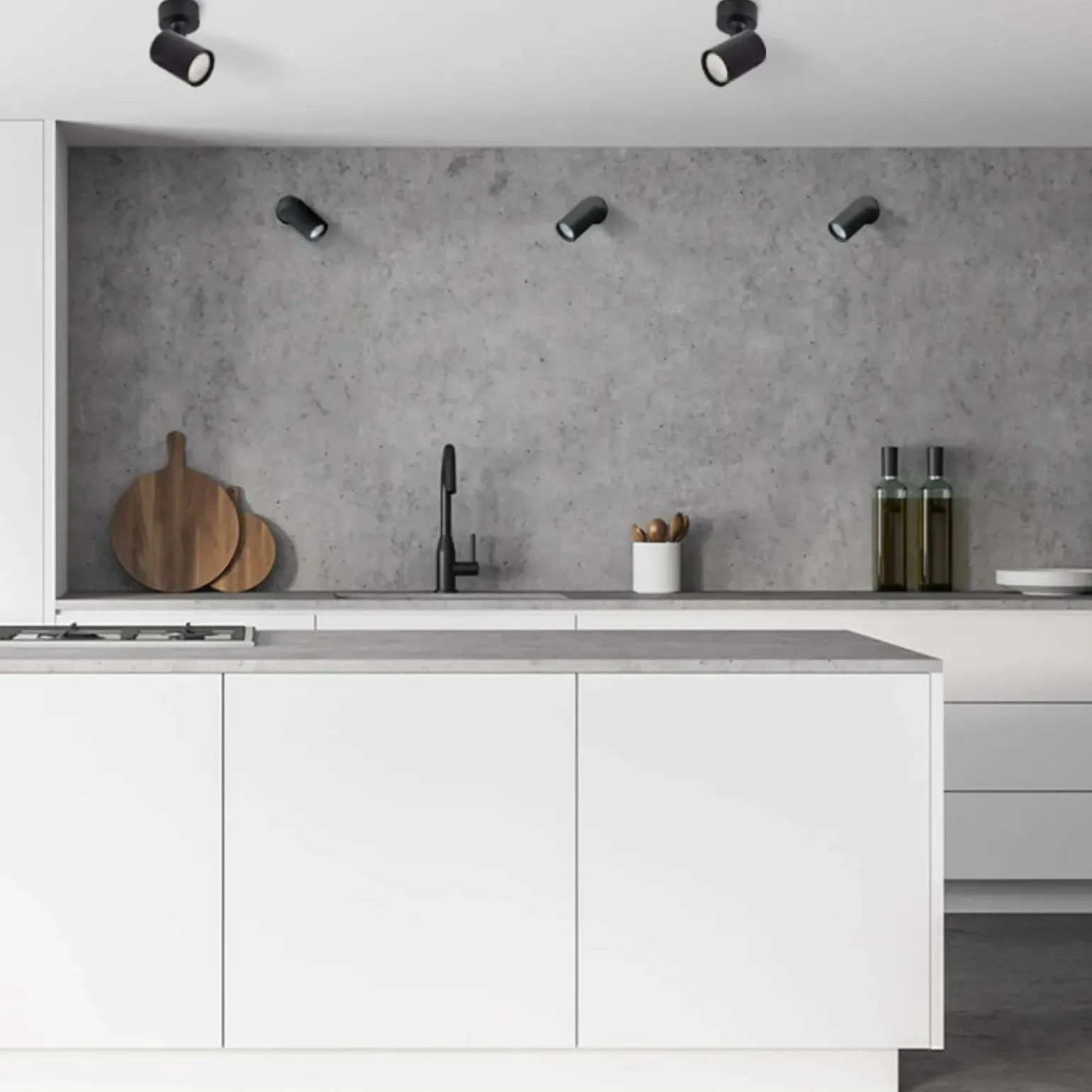 Flash Sale Klasyczny, czarny, regulowany reflektor LP-731/1W BK SNOW | Kaja Żyrandole Nowoczesne