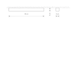 Sklep Kaja Klasyczny, plafon, ze świetlówką 7533 | Kaja Oświetlenie