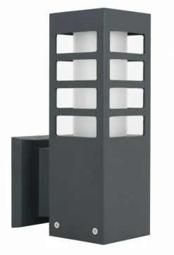 Sklep Kaja Klasyczny kinkiet, czarny popiel, IP45 RADO III K DG z serii RADO III | Kaja Ośw