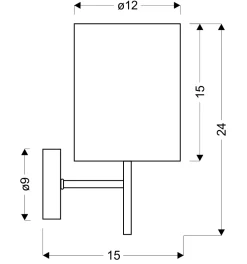 Sklep Kaja Klasyczny kinkiet w kolorze patyny 21-45386 YAN | Kaja Oświetlenie