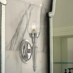 Sklep Kaja Klasyczny kinkiet w kolorze niklu BATH-DRYDEN2-PN z serii DRYDEN